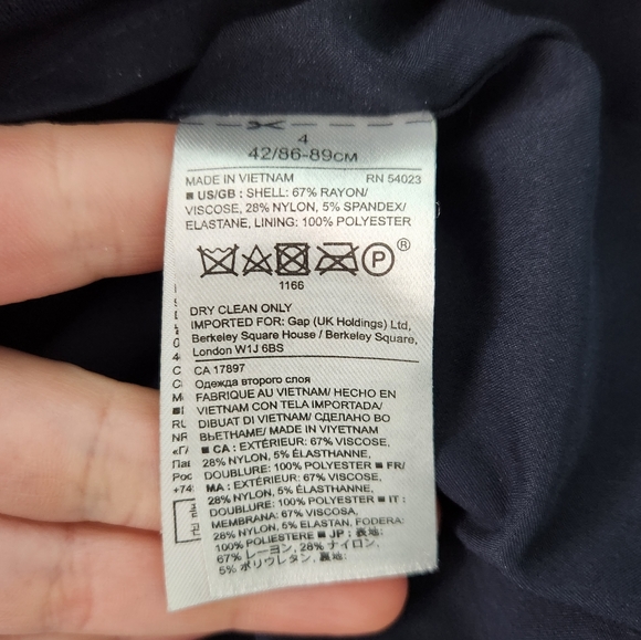 Banana Republic Knit Asymmetrical Ruffle Dress - Picture 7 of 8